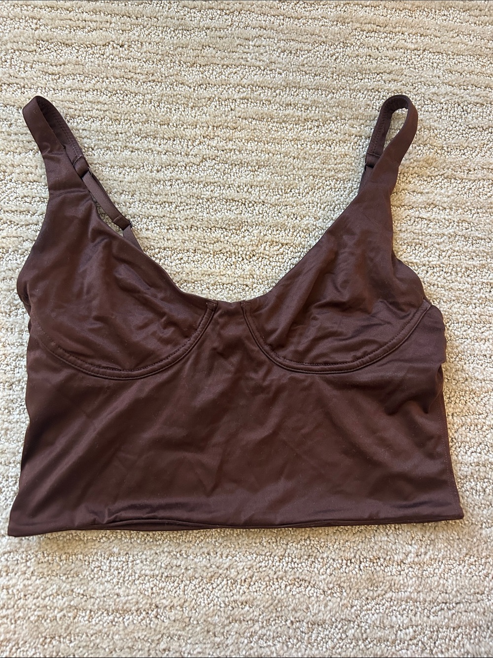 Aerie smoothez brown tank
